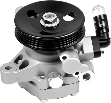 Power Steering Pump with Pulley compatible With Acura EL Honda Civic 2001-2005 1.7L Power Assist Pump Assembly replace 56110-PLA-013 21-5267