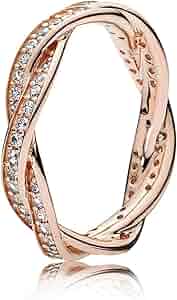 Amazon | Pandora Jewelry ツイスト・オブ・フェイトキュービック