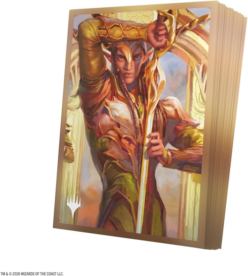 Gamegenic Magic: The Gathering Lorwyn Eclipsed Premium Art Sleeves - Morcants Loyalist Design, 105 Textured Matte Sleeves, Smooth Shuffle & Card Protection, Full-Color, Acid-Free, PVC-Free