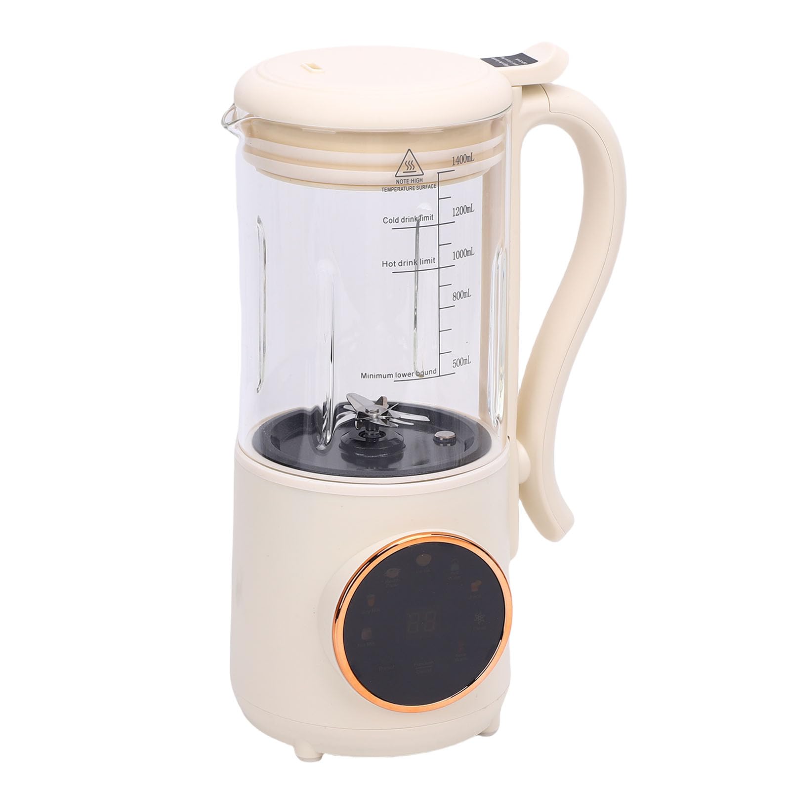 1400 Ml Design di Grande capacità Multifunzionale Calza Multifunzionale Macchina per Alimenti per Bambini con Riscaldamento Automatico per Preparare Zuppe di Succhi di Latte di