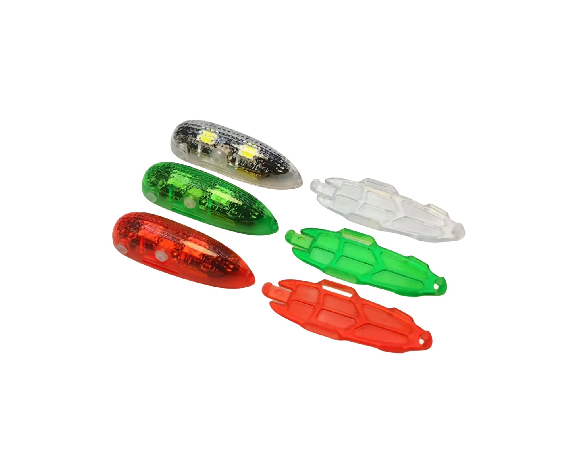 Upgrade V3 Crazy Light Kit di luci LED impermeabili per aereo RC idrovolante jet aereo Fix Wing Quadcopter, luci ricaricabili per drone con 3 modalità, super mini luci stroboscopiche per volo notturno