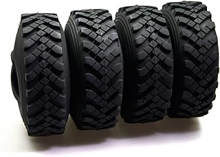 Jack-Store 4Pcs 2.2" Crawler Tires 130mm Wheels Tyres for 1/10 Axial Wraith RC Rock Crawler Car