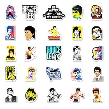 Amazon.co.jp: BRUCE LEE ステッカー 51枚セット PVC 防水