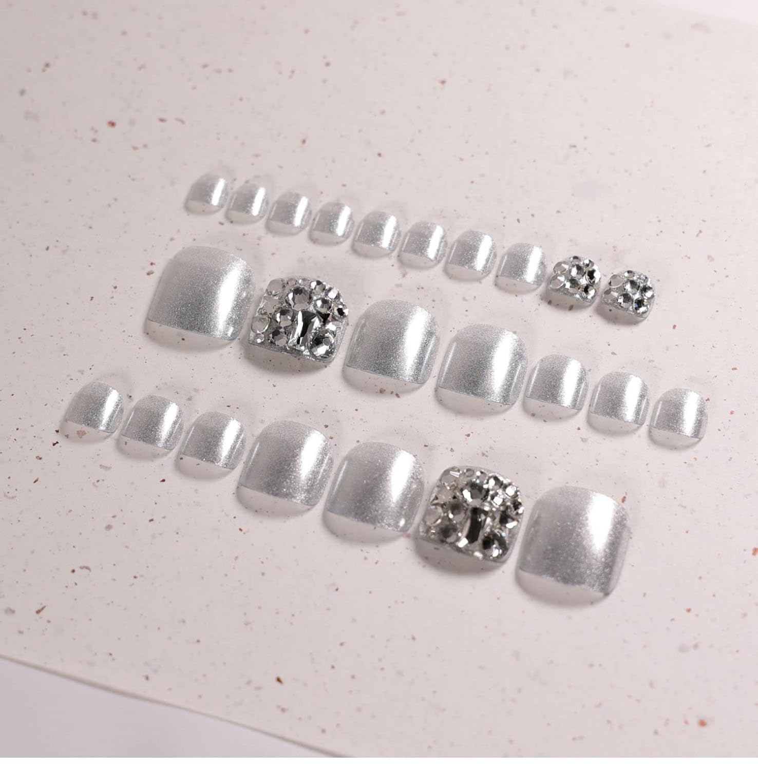 Press Acrylic Nail Art Fake Nails Finished Wearing Manicure Reusable False