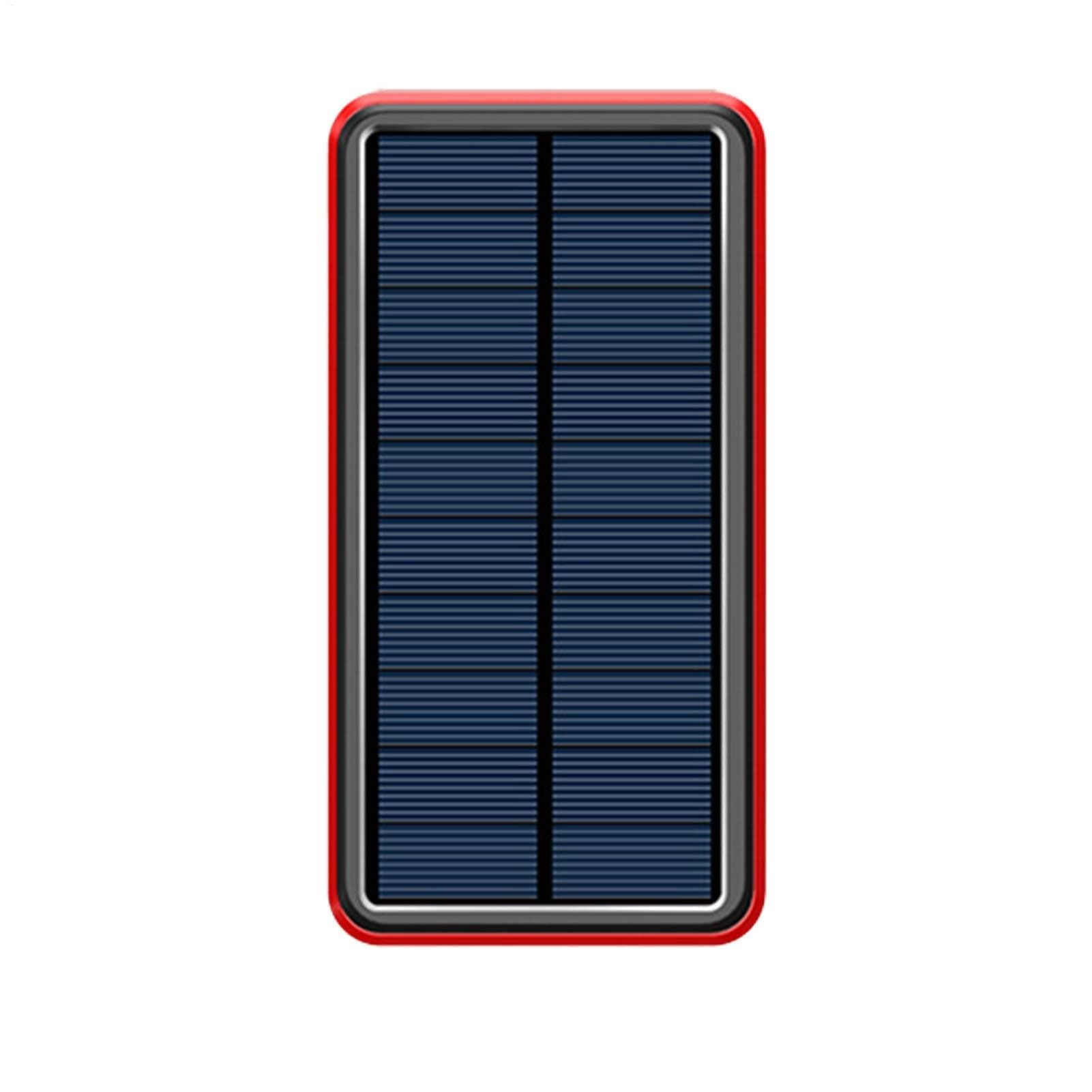 Cargador Solar Portátil 50000mAh Batería Externa con 4 Puertos para iPhone Android