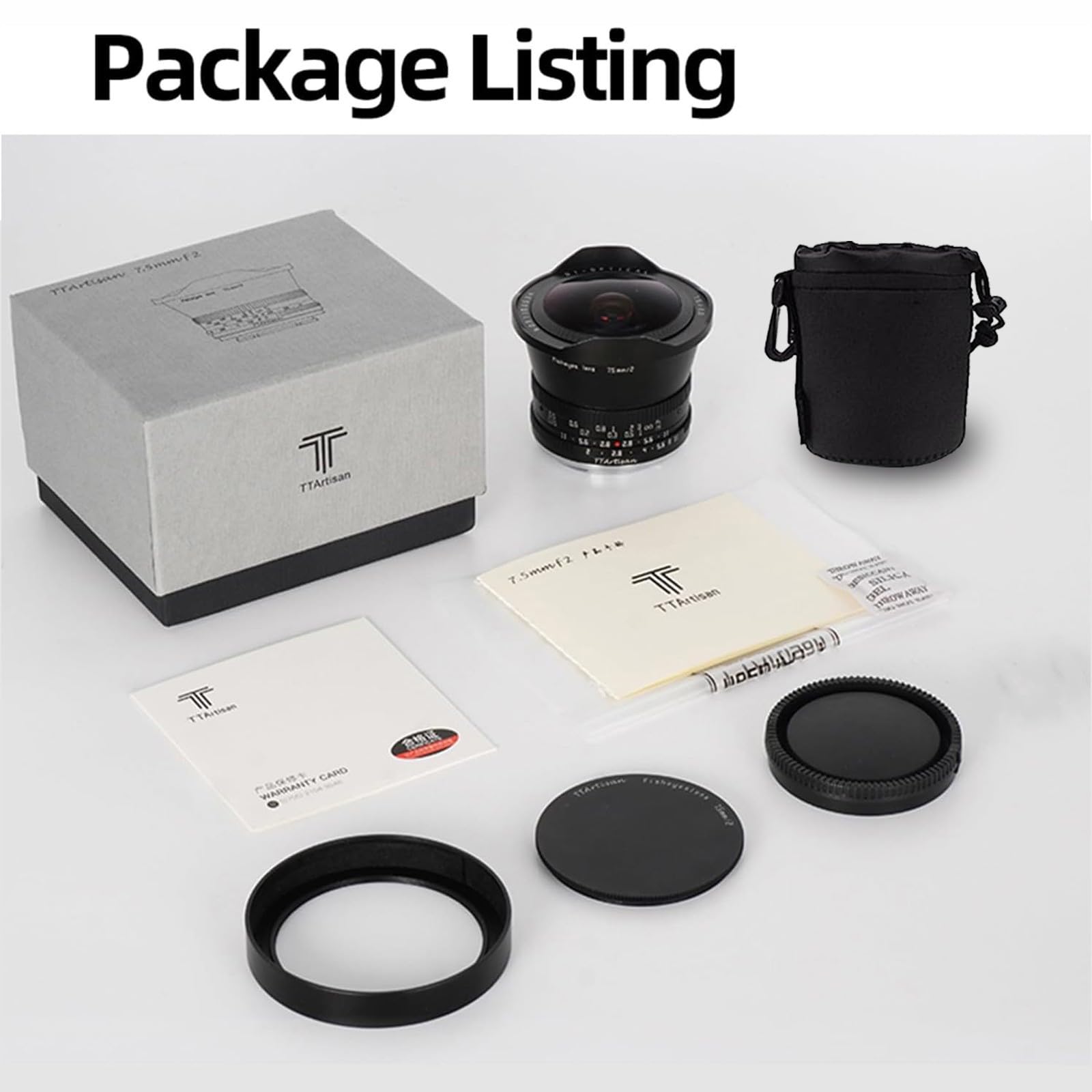 Amazon.com : TTARTISAN 7.5mm F2.0 APS-C Large Aperture Fisheye 
