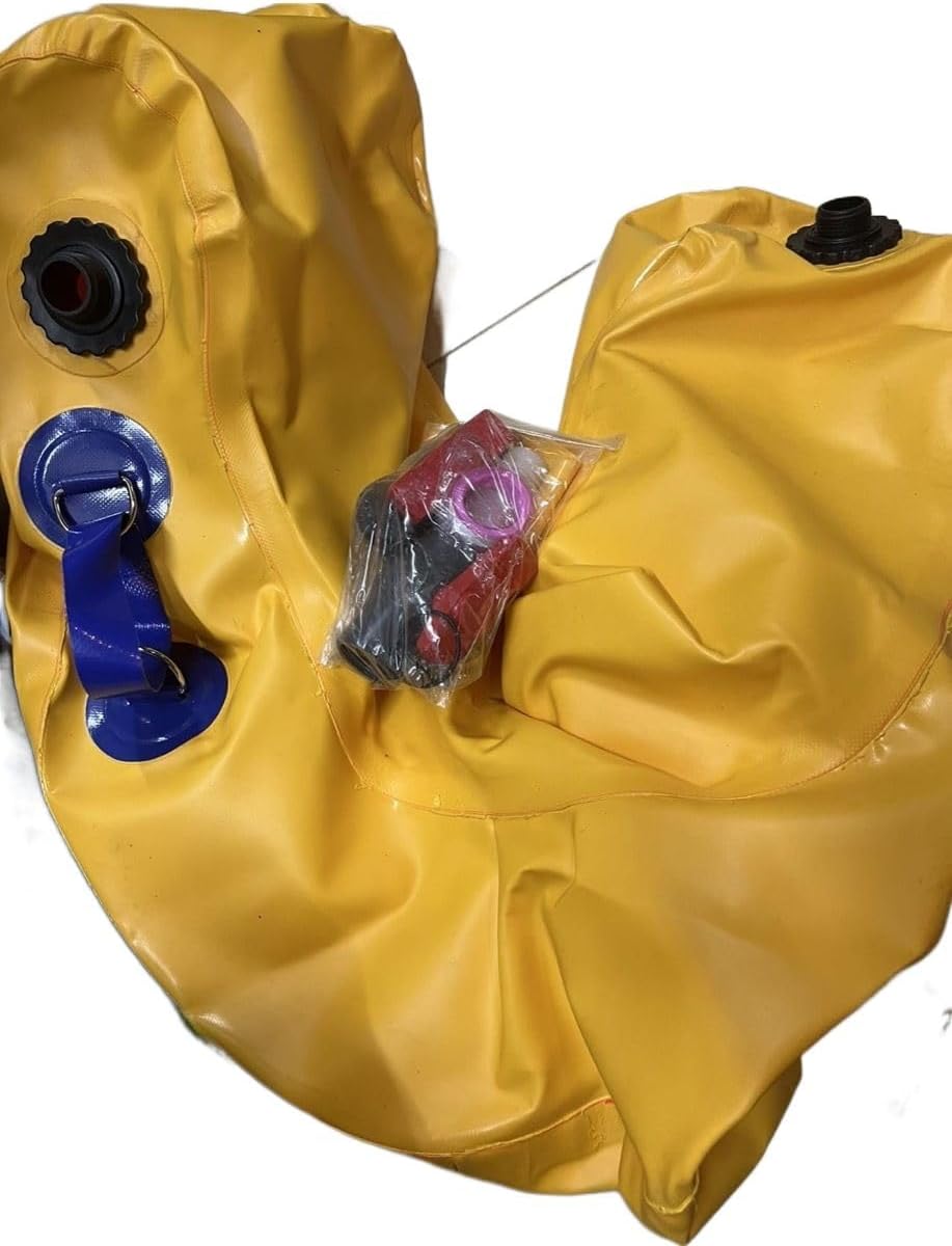 Yellow arc C-Type Water Tank wear-Resistant PVC Soft Foldable Multi-Purpose Outdoor car Water Storage Tank - (Color Name: Yellow)