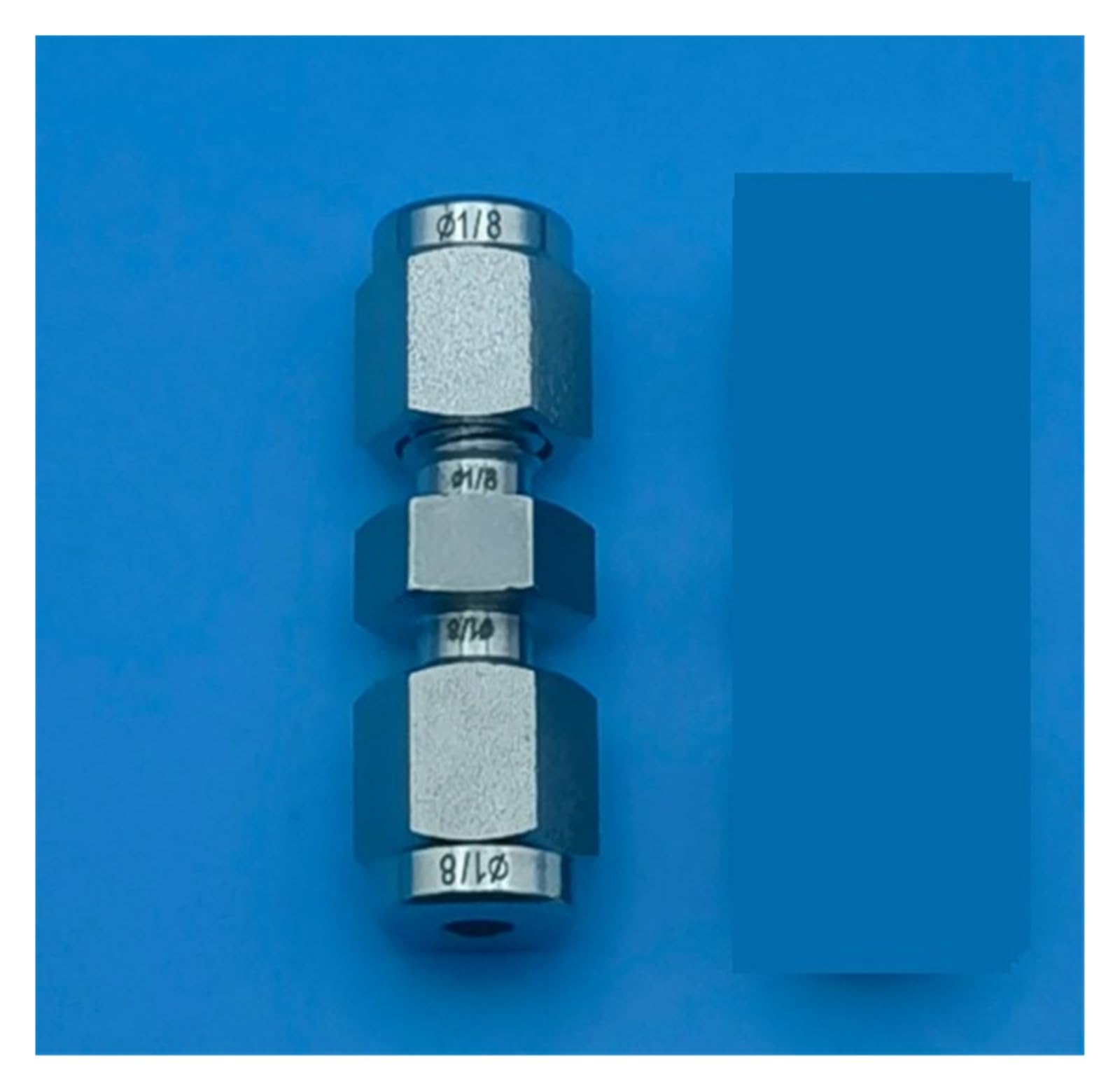 Stainless Steel Double Ferrule Straight Union SS-U-FL2 1/8 Original