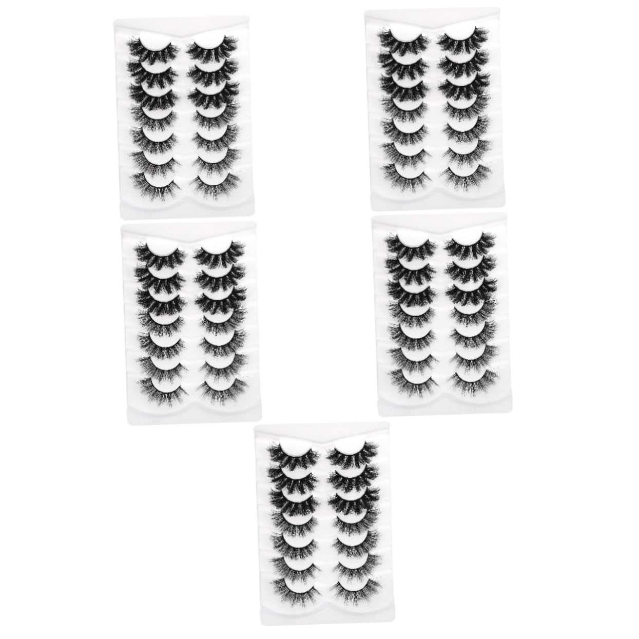 FRCOLOR 35paires Faux Réutilisables De Épais Et Souples Pour Regard Éblouissant Et Accessoires De Maquillage
