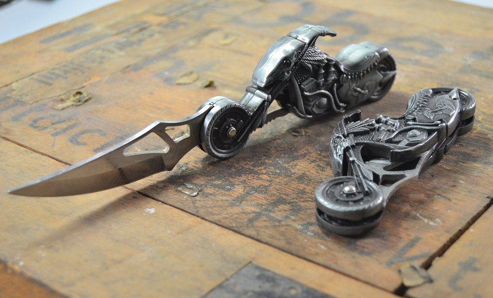 ホワイトブラック hisanozi様 Albainox Moto nóż motocyklowy 8,9 cm, plastikowy scyzoryk o