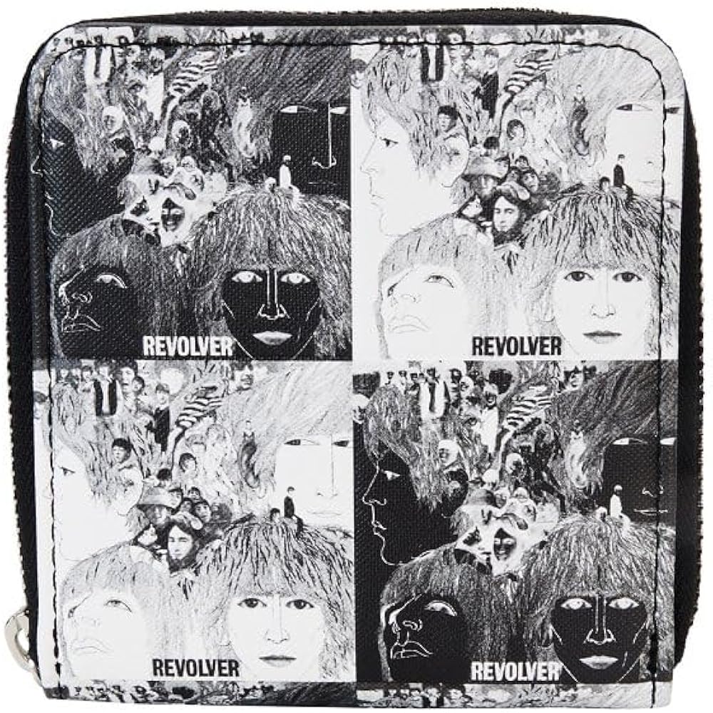 Amazon.com: Loungefly Beatles Revolver Album Cover Zip Around