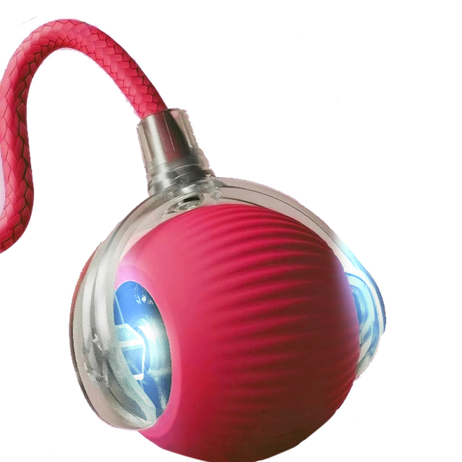 Interactive Electric Pet Ball, USB Rechargeable Auto Rolling Toy with Tail