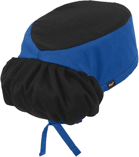 Skull cap with ponytail holder Clearance