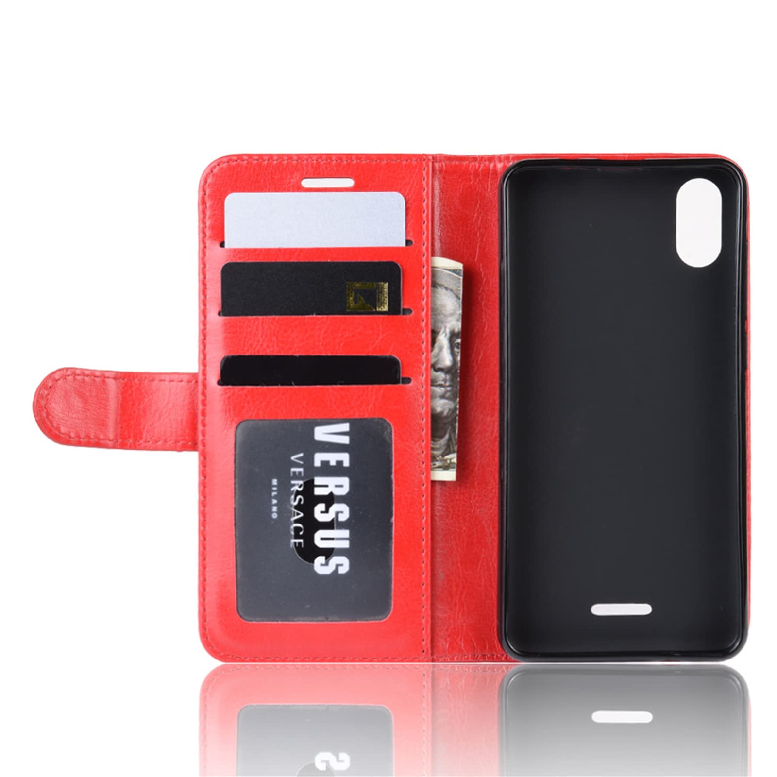 Custodia Cadorabo per WIKO OZZY Rosso - Protezione 360° Book Cover