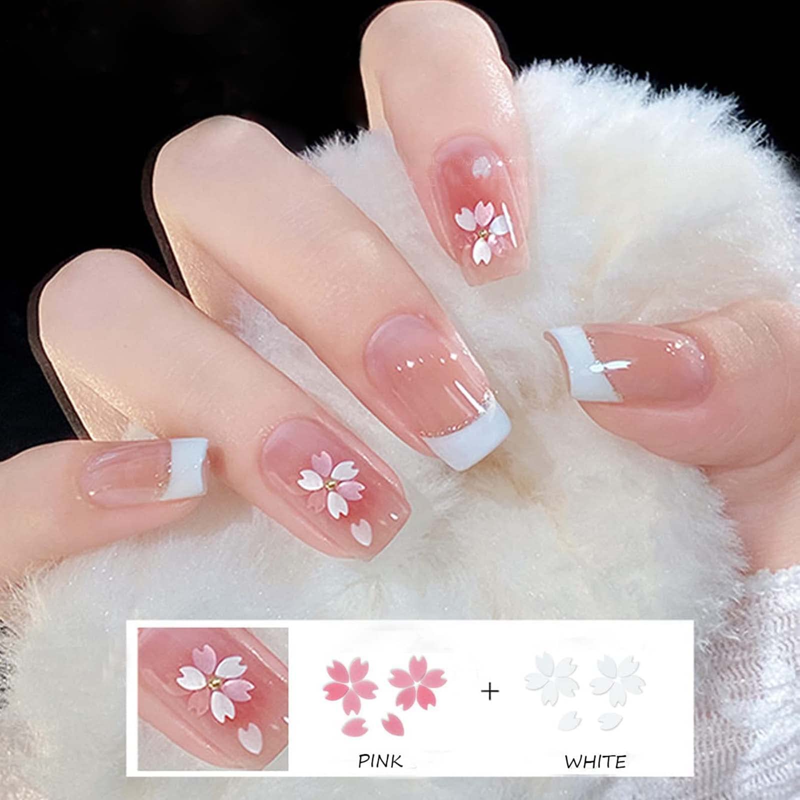 Amazon.co.jp: 立体 ネイルデコパーツ 桜の花びら スパンコール ネイル