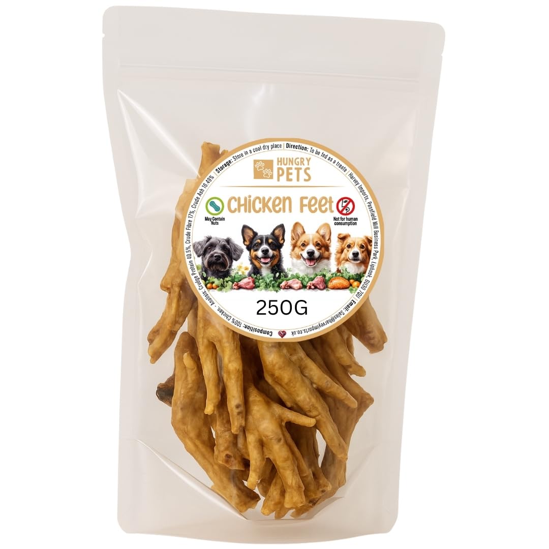 Chicken Feet, Natural Dog Treat (250g)