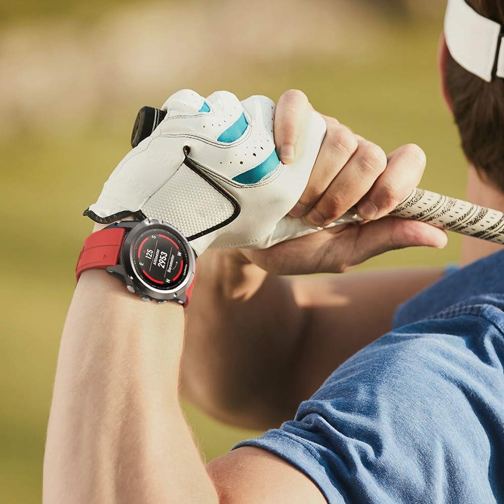 NotoCity für Fenix 6 pro/5 plus Armband, Quickfit 22mm für Fenix 6/7/8 47mm/5/7 pro/E 47mm, Armband 22mm für Forerunner 935/945/965, Epix 2, Instinct, Approach S60 Uhrenarmband(7 Stück)