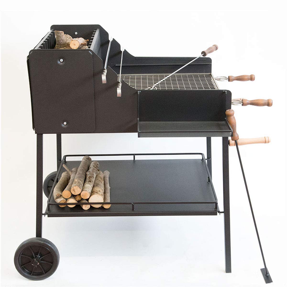 BA44 BARBECUE AREZZO A LEGNA E CARBONE CRUCCOLINI