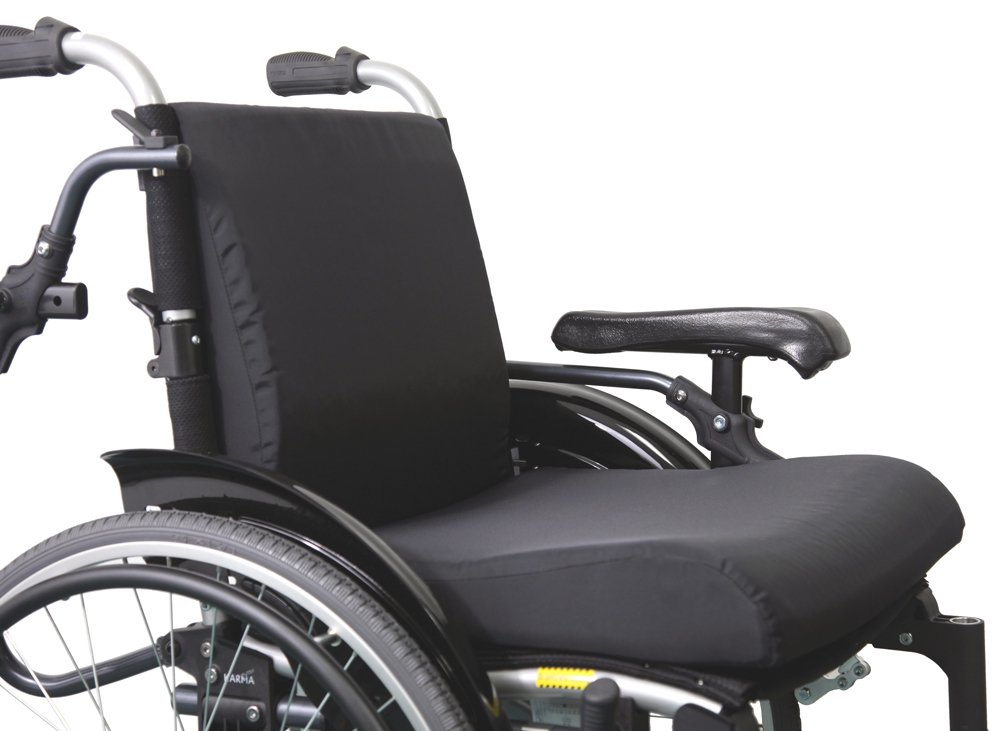 Karman - Cojín de espuma viscoelástica para silla de ruedas, asiento de 16 pulgadas