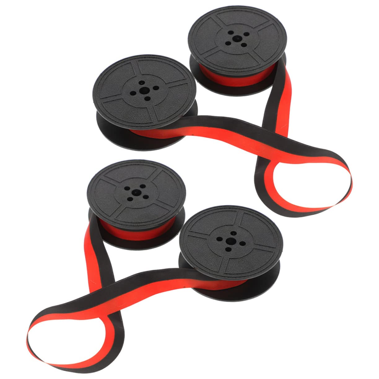 Angoily Nylon Typewriter Ribbon Ink 2 Sets for Vintage Typewriter for Replacement