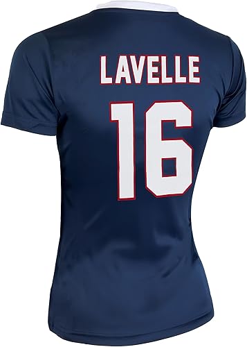 Miniatura 3 de USWNT Players - Camiseta oficial de la Asociación Nacional de Fútbol Femenino de Estados Unidos, Lavelle USA Flag Camiseta de tallas juveniles