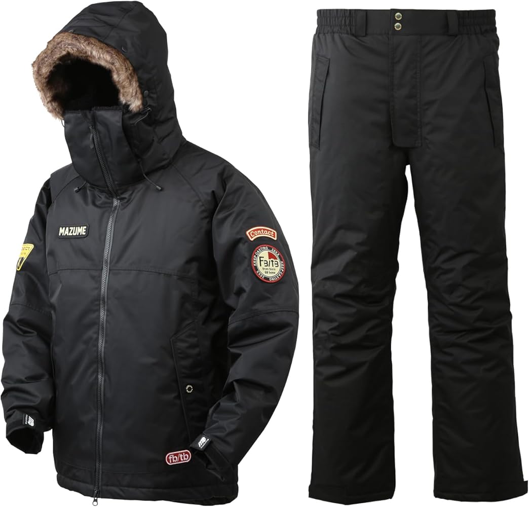Amazon | mazume CONTACT ALL WEATHER SUIT MZFW-738-02 ブラック L