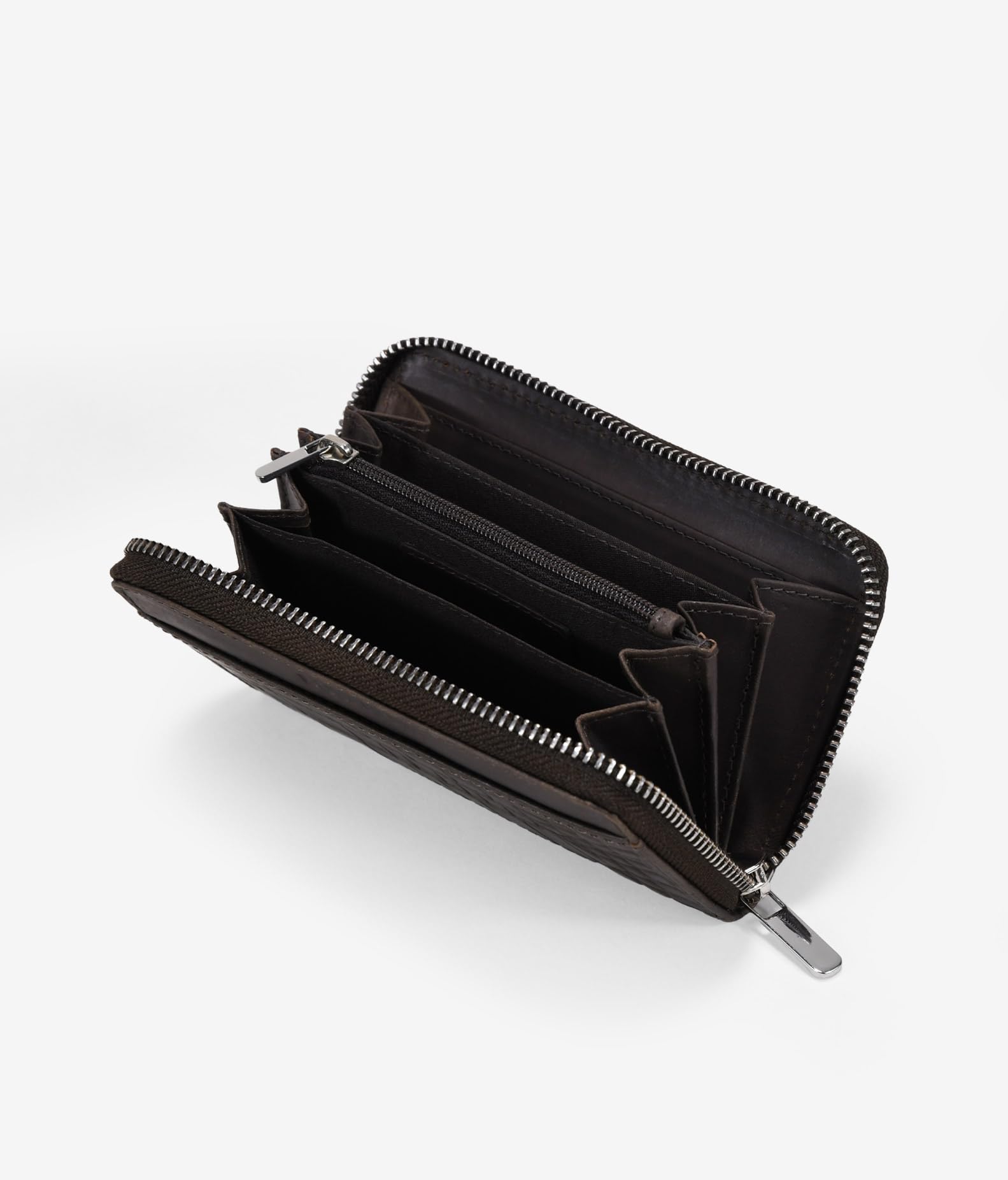 BOSANOVA Bolso de Hombro pequeño para Mujer en Piel con Pelo Estampado y Asas Finas de Colgar con Nudos Regulables. Cierre con imán. Marron U