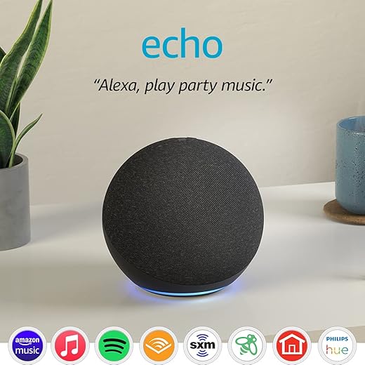 Amazon Echo (4th Gen) – Charcoal