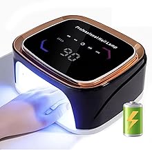 K2 STORE - Lampada LED UV Ricaricabile per Unghie – 36 LED, Asciugatura Professionale per Smalto Gel, Manicure e Nail Art