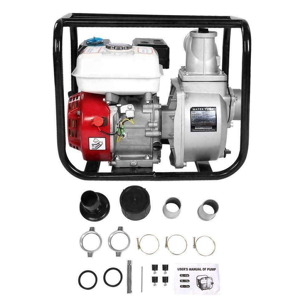 Mediawave Store - Motopompa a Scoppio WP30X a Benzina 3" autoadescante 6,5 HP 31 mt 4 TEMPI 60m3/h