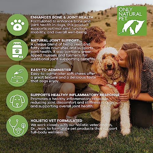 Only Natural Pet Hemp Hip & Joint Support Soft Chews for Dogs, 120 Count - Image 3