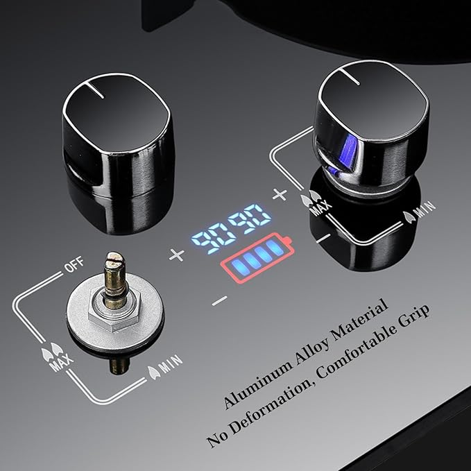 Estufa de Gas 2 Puestos 5.2/8.0KW Vidrio Templado Protección Apagado miniatura 5