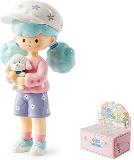 BEEMAI Molinta Minor Holiday Series Blind Box 6-Box Set (Set of 6 No Repeat), Cute Figures Collectibles