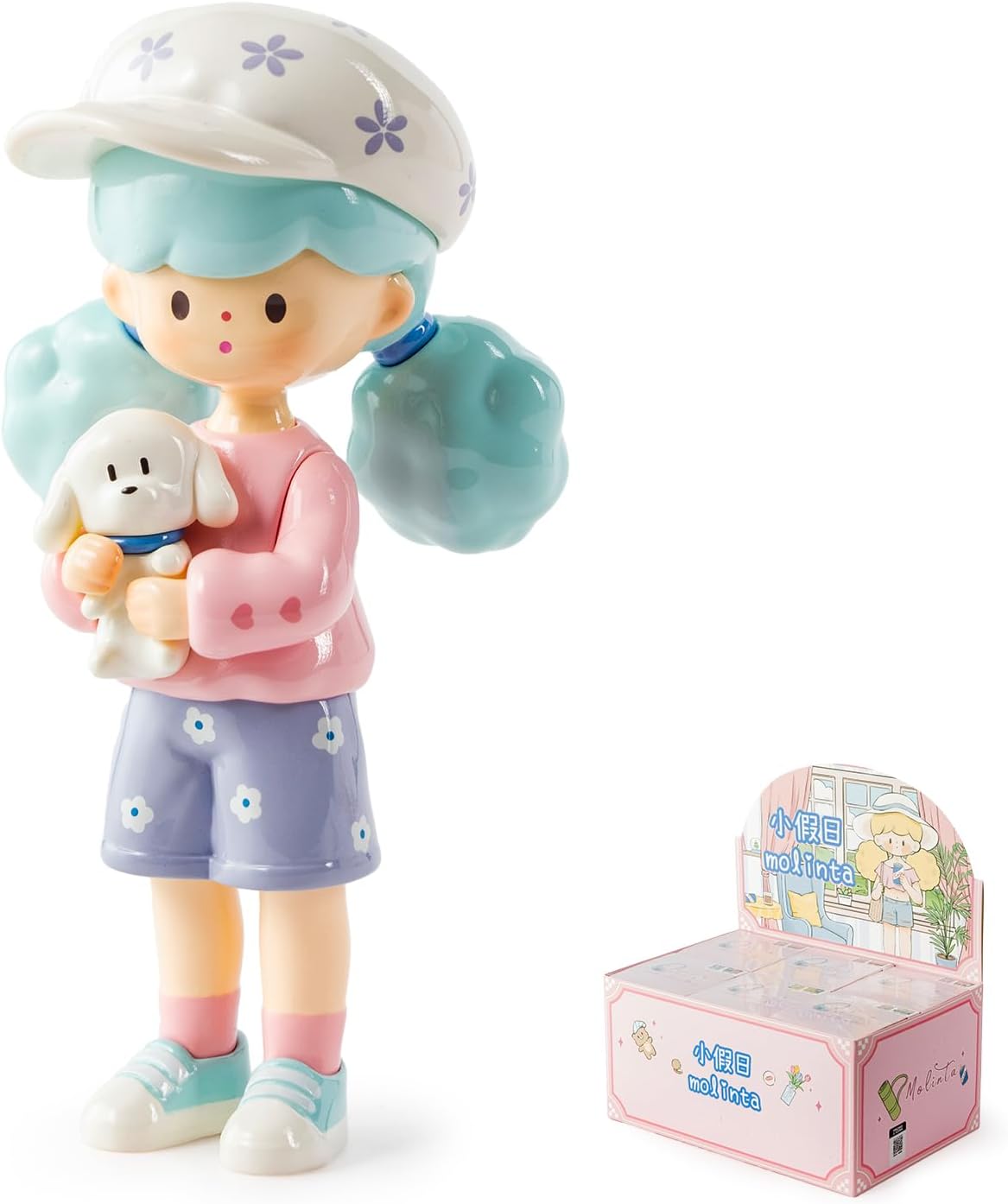 BEEMAI Molinta Minor Holiday Series Blind Box 6-Box Set (Set of 6 No Repeat), Cute Figures Collectibles