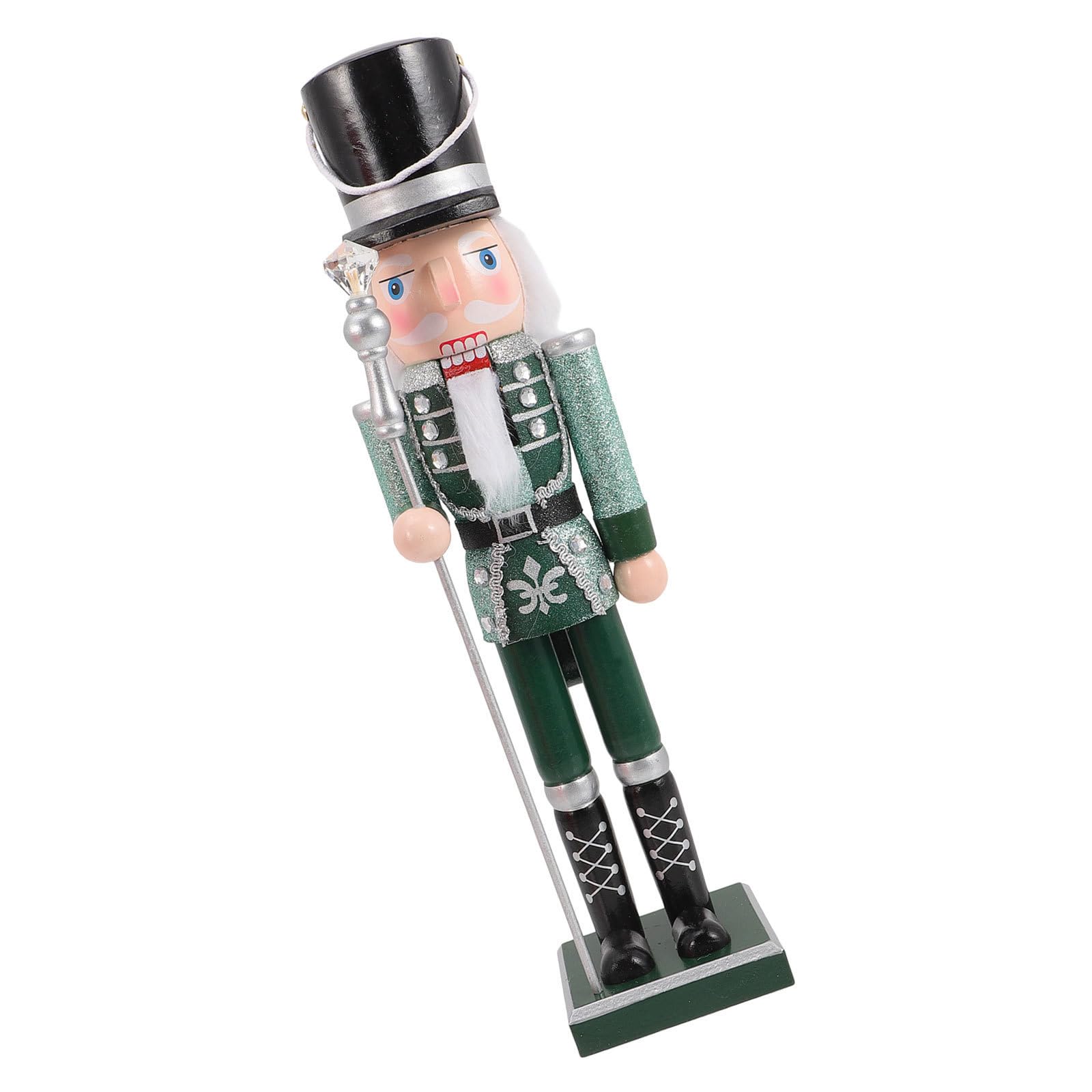 Casse-Noisette Soldat en Bois peint main Yardwe, figurine traditionnelle de 38cm