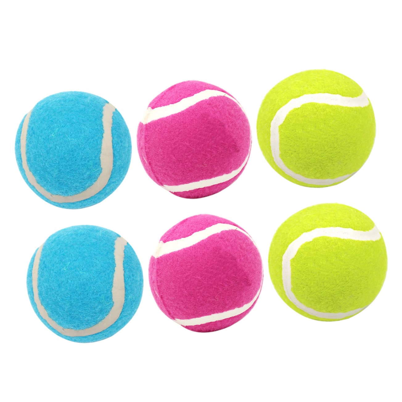 6pezzi Palline Di Gomma Per Cani Palla Da Riporto Per Cani Di Piccola Taglia Giocattoli Per Cani Di Media Taglia Palla Resistente Ai Morsi e All’usura Per Addestramento