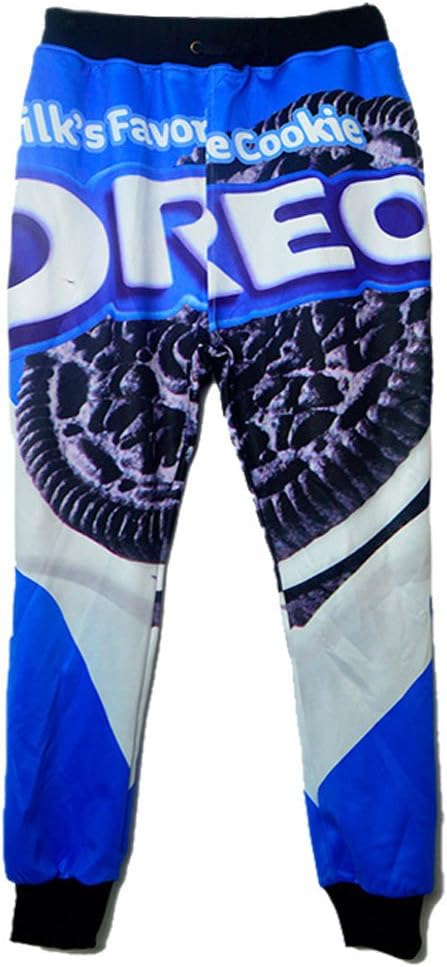 GIGA Womens Mens Milks favorite Cookies Sweatpants Joggers Sportswear Pants Harem (S)