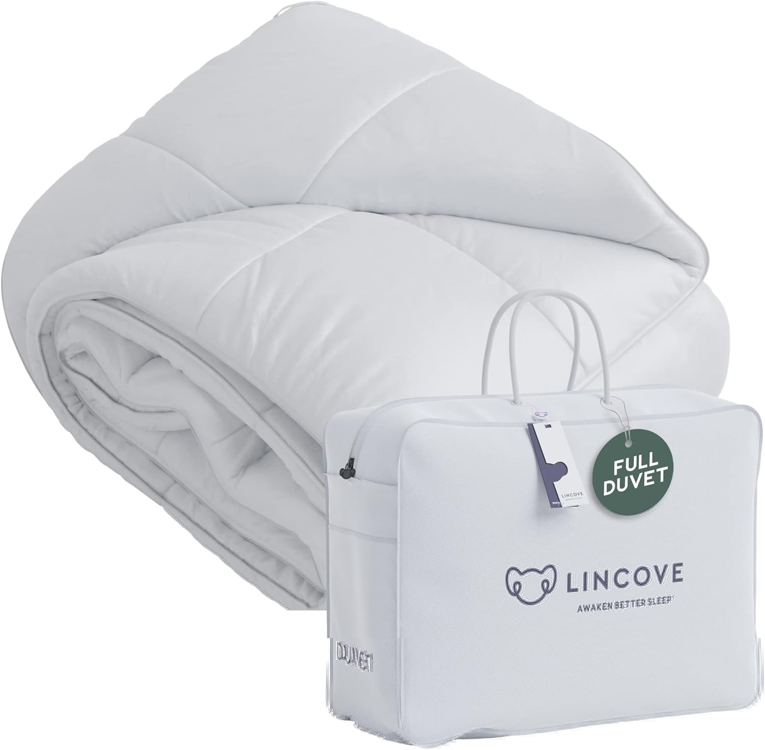 Lincove Canadian Down Comforter Extremely Soft and Lightweight Duvet Insert
