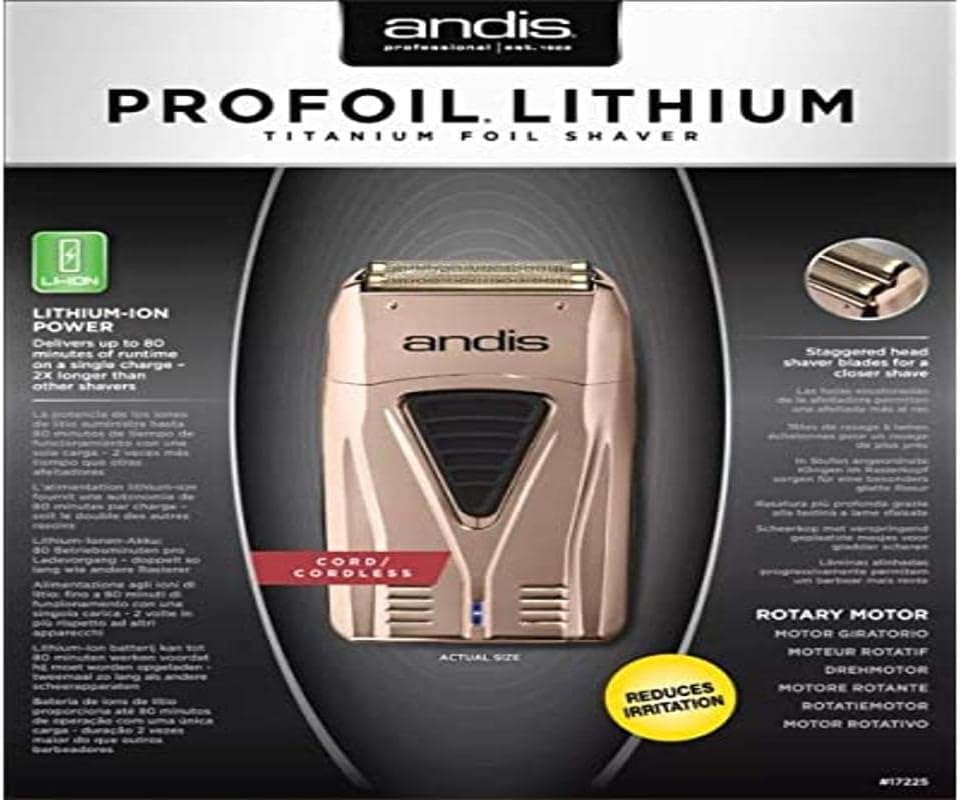 Chrome Copper Lithium Pro Foil Shaver - TS-1 17225