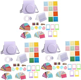 OSALADI 3 Conjuntos De Acessórios Bolsa Para Câmera Bolsa De Armazenamento De Câmera Mini Adesivos Fotograficas Instantaneas Câmeras Fotográficas Instantâneas Capa De Filmadora Capa