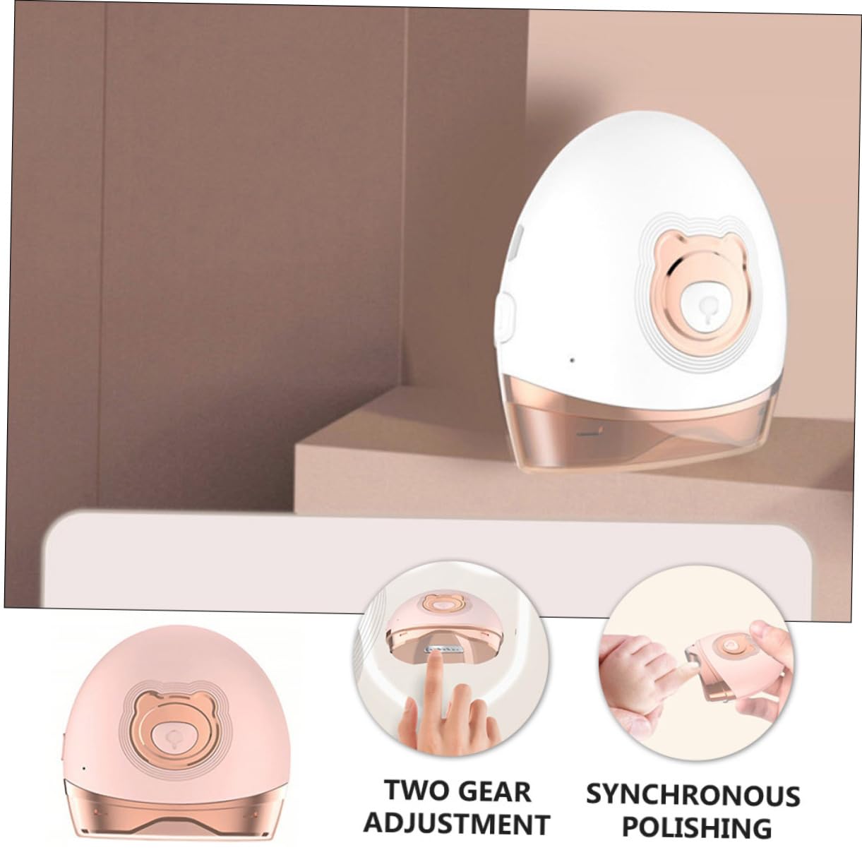 TOYANDONA 1 Pc tijeras de uñas baby nails uñas bebe Herramientas eléctricas cortaúñas para bebés cortaúñas eléctrico doméstico cortauñas eléctrico automático regalo mayor abdominales