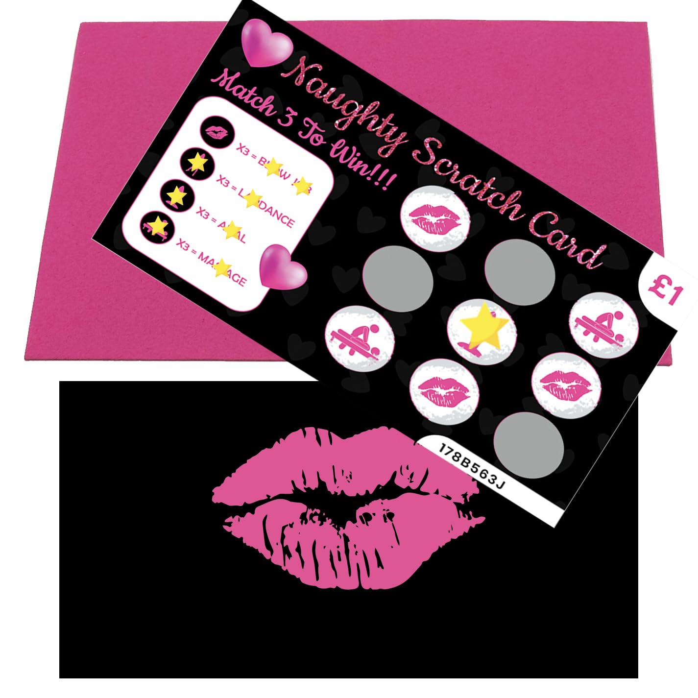 Naughty Christmas Xmas Gift For Him Christmas Day Fun Scratch Card Gifts For Men Adult Stocking Filler Husband Boyfriend Partner Birthday Gift (Blow J**)