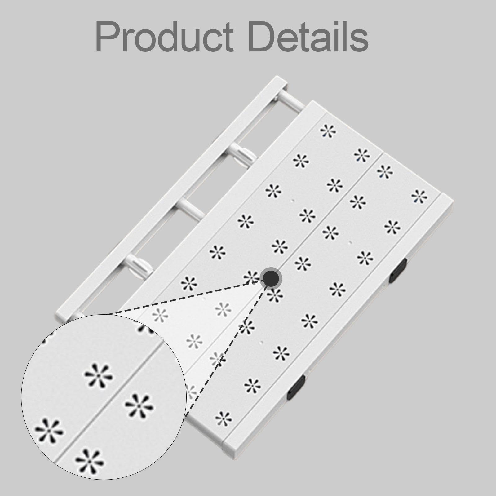 Qianly Schubladenteiler Modularer Organizer Erweiterbare Trennwand rutschfeste Pads Einfache Anbringung für Badezimmer Küche Studentenunterkunft, 30 bis 40 cm