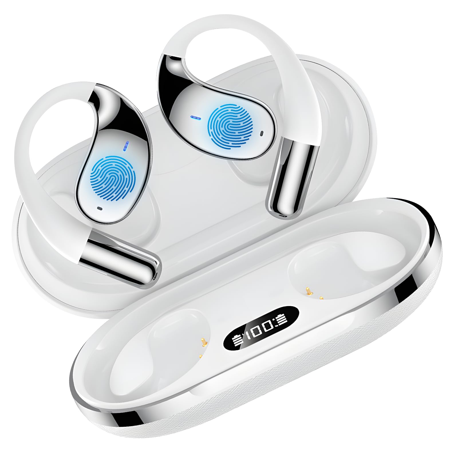 Translation Earbuds, 3-in-1 Translator Earbuds, 3-in-1 AI Translator Earbuds with 144 Accents Real-Time Translation Device, 60h Long Life, fit iOS and