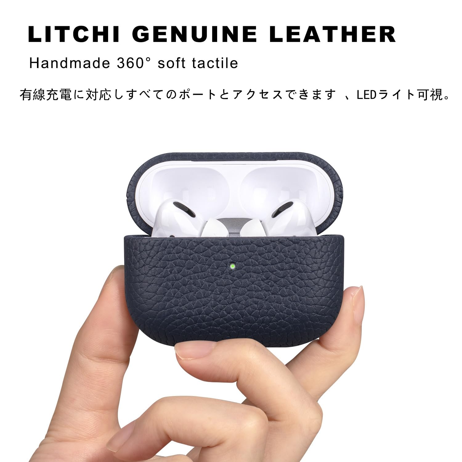 AirPods 3 ケース Airpods 第3世代 専用カバー LEDライト Amazon | Anqrp AirPods 3 ケース Airpods 第3世代 専用カバー