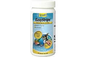 EasyStrips Tetra Ammonia Test Strips Pet Water Testing Made Easier