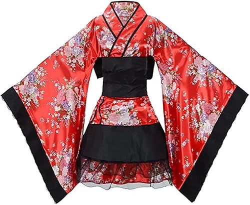 VSVO, disfraz de animé Cosplay Lolita, elegante, para Halloween, kimono japonés