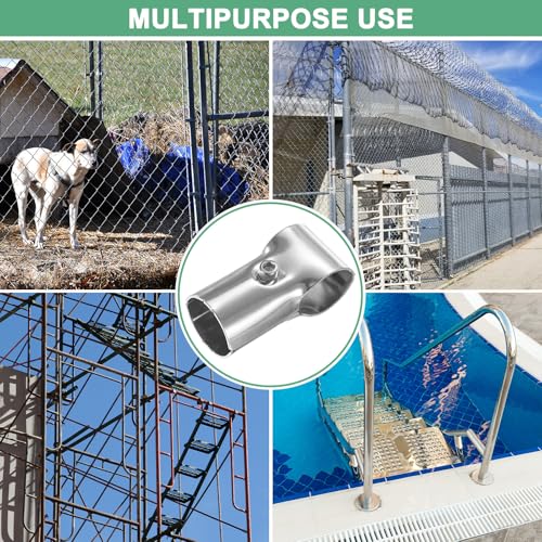 Conector de tubería para marcos modulares con abrazaderas estructurales en T 32 mm 7