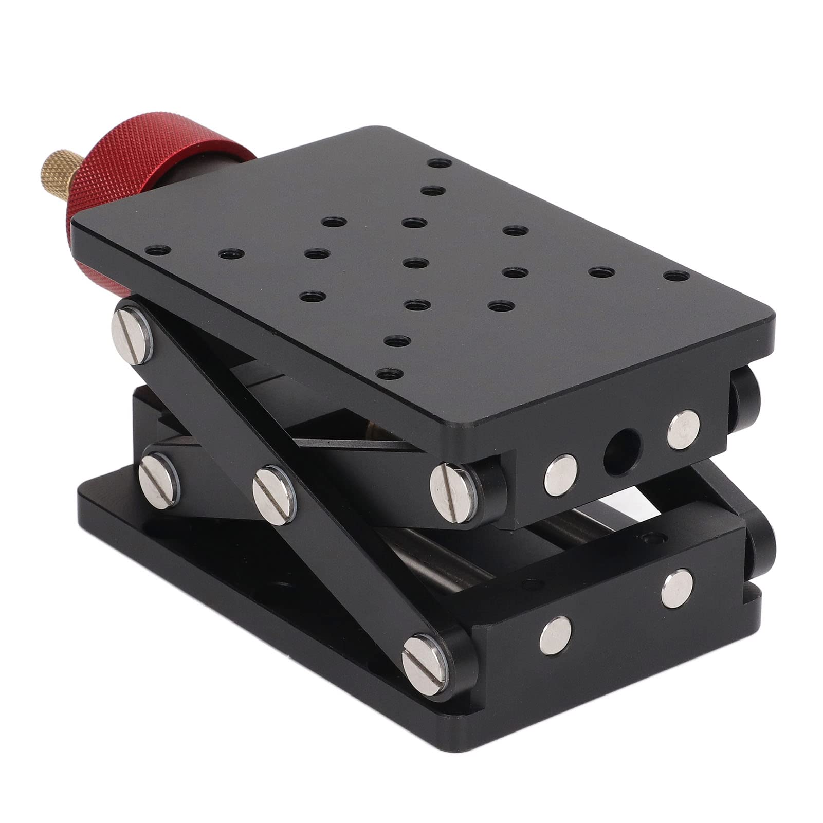 Generic Plataforma Elevadora Manual de Aleación de Aluminio de Alta Precisión para Uso en Laboratorio Diseño de Tijera Ajustable en de 55 Mm Capacidad de Carga de 10 Kg