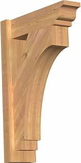 5 1/2"W x 18"D x 26"H Imperial Smooth Traditional Outlooker, Western Red Cedar